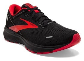 Кросівки чоловічі Brooks GHOST 14 GTX M 43 (9.5US) Black/blackened pearl/highriskred (1103681D004)