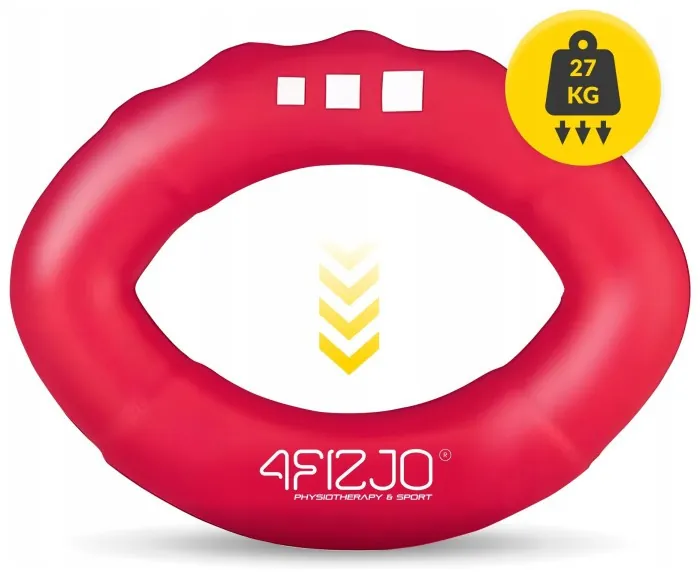 Еспандер кистьовий силіконовий 4FIZJO Hard 22 кг Red (P-5907739313751)