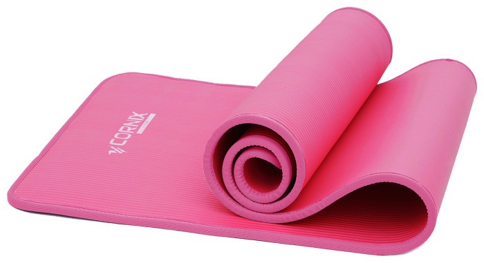 Коврик спортивный Cornix NBR 183 x 61 x 1 cм для йоги и фитнеса XR-0097 Pink/Pink
