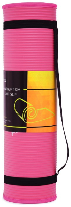Коврик спортивный Cornix NBR 183 x 61 x 1 cм для йоги и фитнеса XR-0097 Pink/Pink