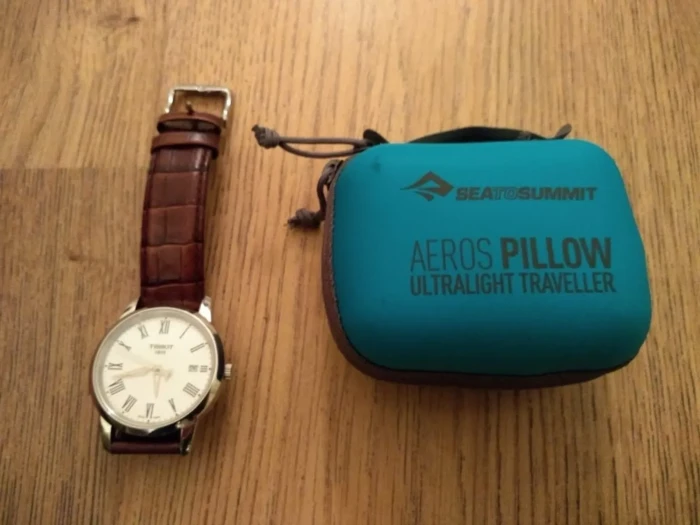 Подушка надувная Sea to Summit Aeros Ultralight Pillow Traveller, 11х39х29см, Grey