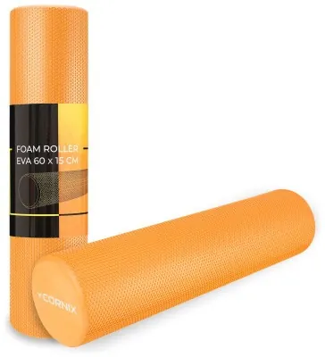 Масажний ролик Cornix EVA+ 60 x 15 см (валик, роллер) XR-0307 Orange