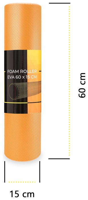 Масажний ролик Cornix EVA+ 60 x 15 см (валик, роллер) XR-0307 Orange