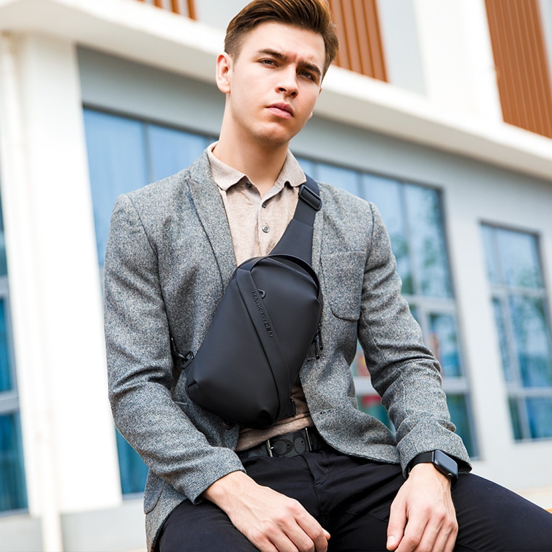 Сумка з одною лямкою Mark Ryden Corsair MR8518 Black, укр, укр