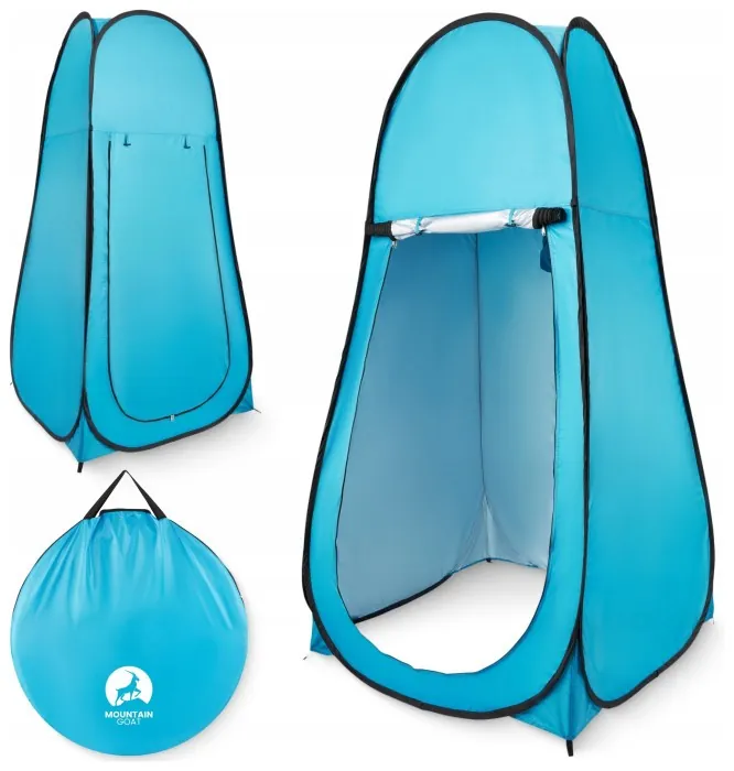 Намет туалет-душ, переодягальня Mountain Goat Pop-Up 200 x 110 x 110 см саморозкладний Sky Blue (P-5905973401456)