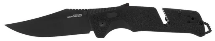 Раскладной нож SOG Trident AT, Black Out