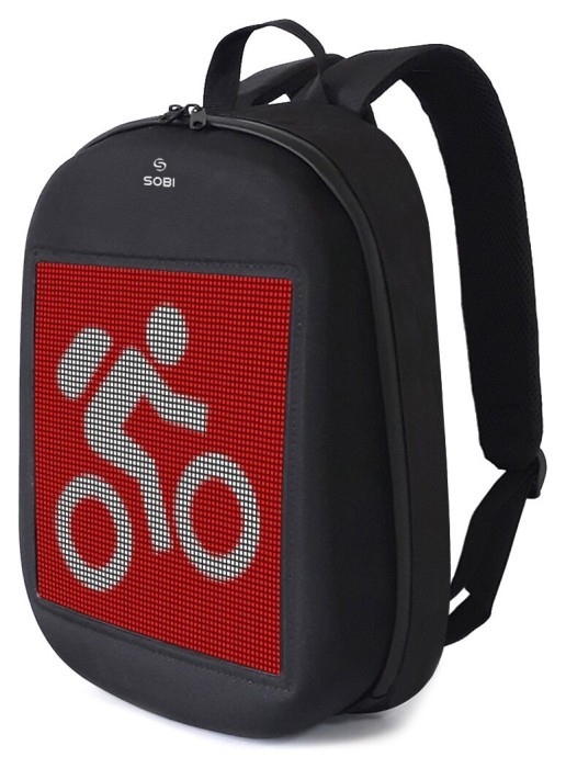 Рюкзак із LED екраном Sobi Pixel SB9702 Black