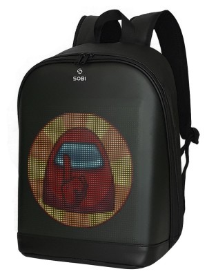 Рюкзак Sobi Pixel Plus SB9707 Black с LED экраном