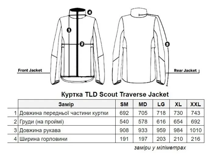 Мото куртка TLD Scout Traverse Jacket [Black] XXL
