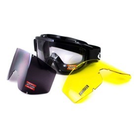 Защитные очки LOGOS GLOBAL VISION WIND-SHIELD 3 LENS KIT (три смены линзы) ANTI-FOG