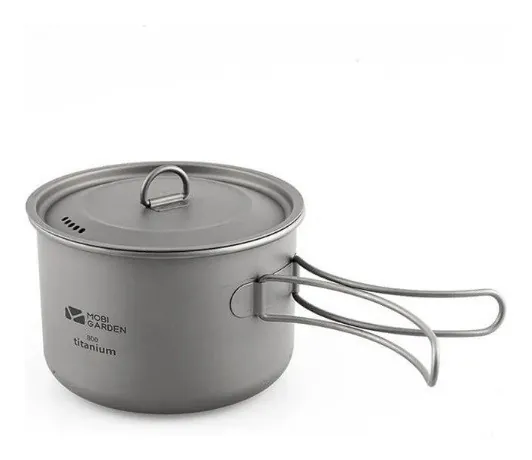 Каструля титанова 800 мл Mobi Garden NX20666031 titanium (VTG_6928405319685)