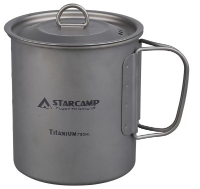 Кружка титановая Starcamp 750 мл HX-TK01B titanium