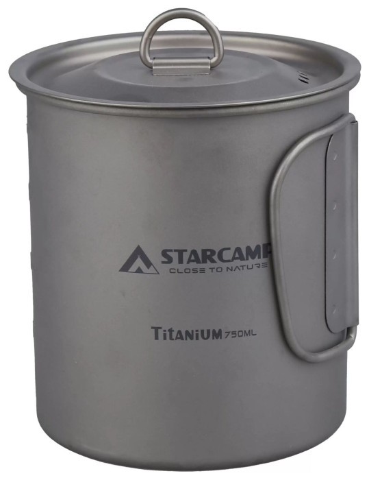 Кружка титановая Starcamp 750 мл HX-TK01B titanium