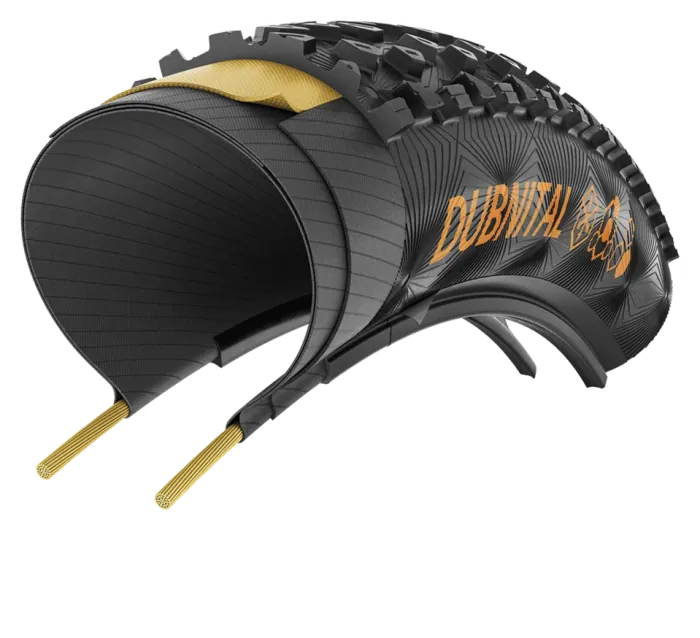 Покришка безкамерна Continental Dubnital Trail Rapid 29" | 29 X 2.20 чорна складна skin
