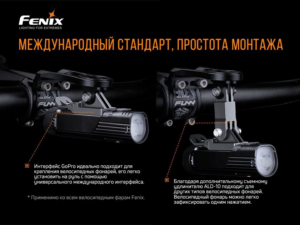 Велосипедне кріплення Fenix ALD-10, укр, укр