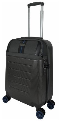 Валіза Semi Line 20" (S) Dark Brown/Blue Line (T5736-1)
