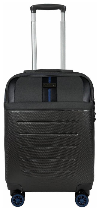 Валіза Semi Line 20" (S) Dark Brown/Blue Line (T5736-1)