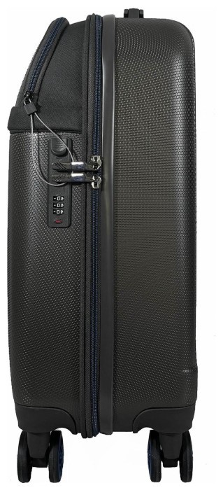 Валіза Semi Line 20" (S) Dark Brown/Blue Line (T5736-1)