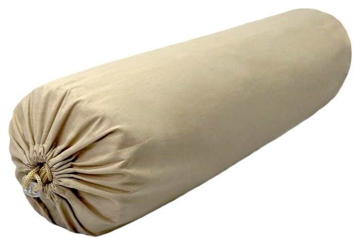 Валик для масажного столу EasyFit 60 см бежевий (з чохлом)