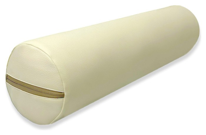 Валик для масажного столу EasyFit 60 см бежевий (з чохлом)