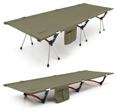 Кровать складная Naturehike ультралегкая NH19JJ006, алюминий, зеленый