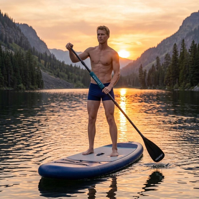 Поплавок для весла SUP доски Aquaget 30 см AQ0053 Navy Blue