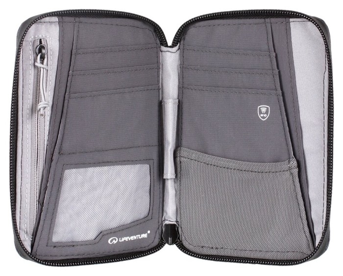 Кошелек Lifeventure Recycled RFID Mini Travel Wallet navy