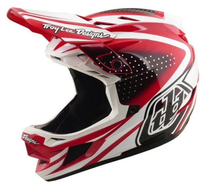 Велосипедный шлем TLD D4 POLYACRYLITE HELMET; THE LINE [FIRE/WHITE] L