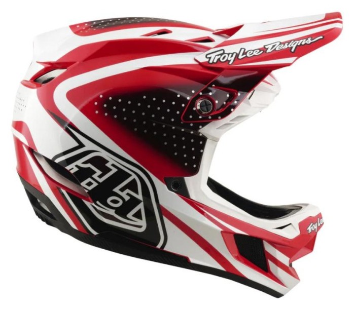 Велосипедный шлем TLD D4 POLYACRYLITE HELMET; THE LINE [FIRE/WHITE] L