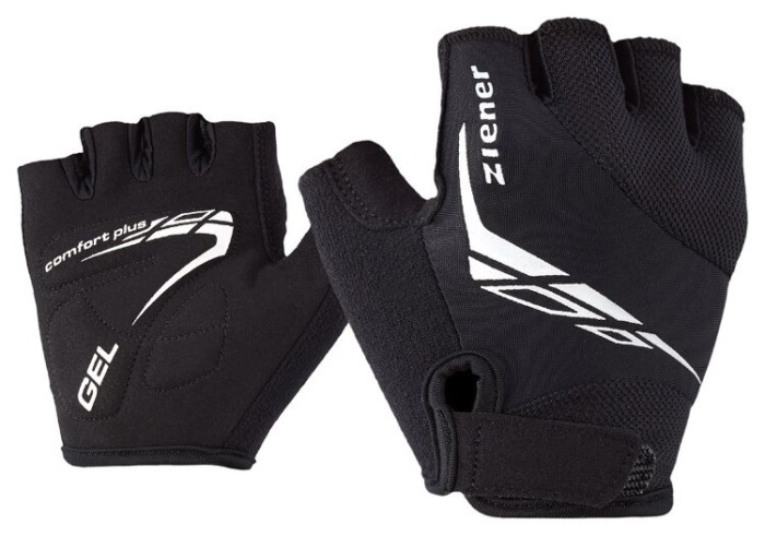 Велоперчатки Ziener Canizo Jr black, укр, укр