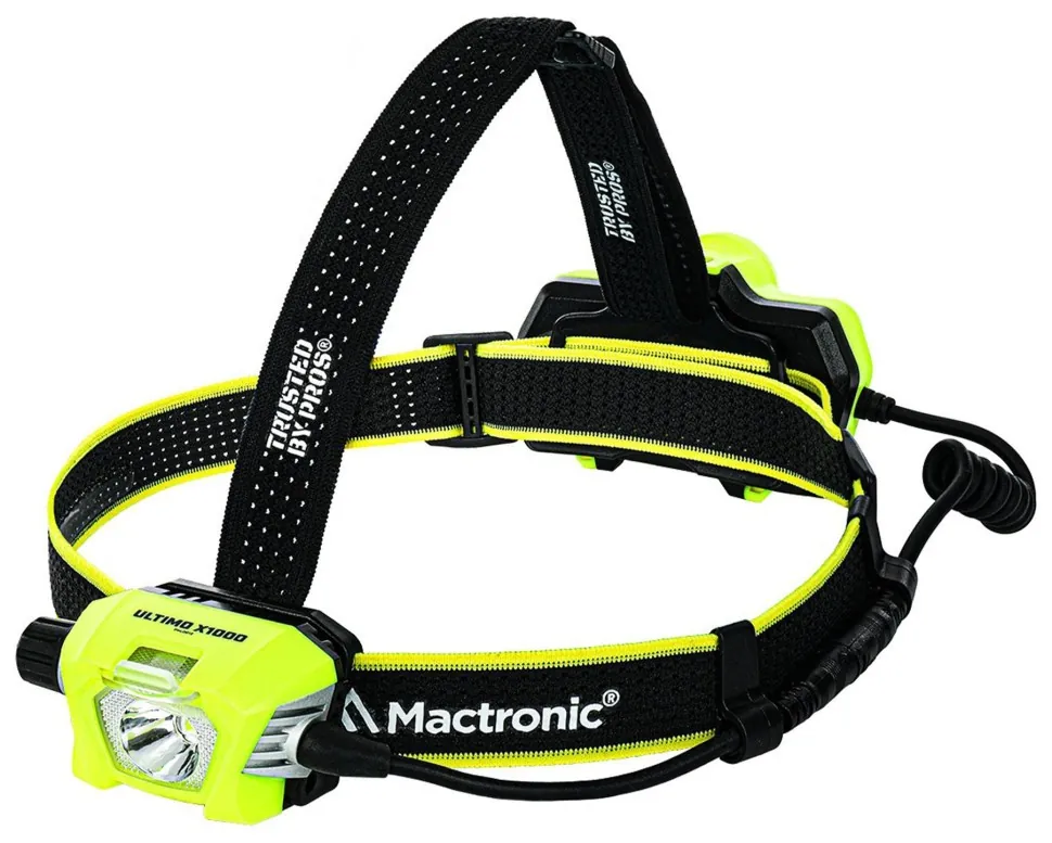 Ліхтар налобний Mactronic Ultimo X1000 (1000 Lm) Cool White/Red Type-C Recharg Helmet Kit (PHL0012) (DSM_DAS303693)