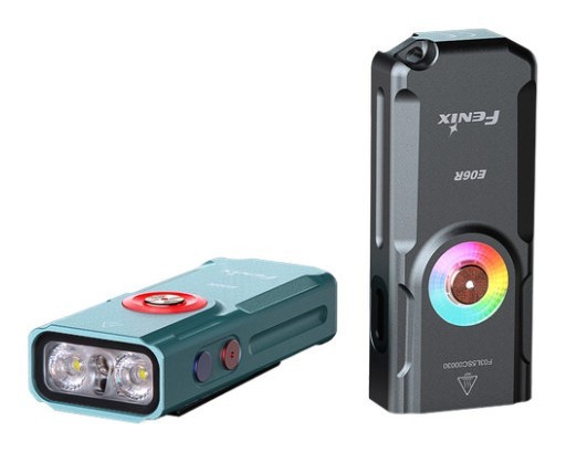 Ліхтар наключний Fenix E06R бірюзовий