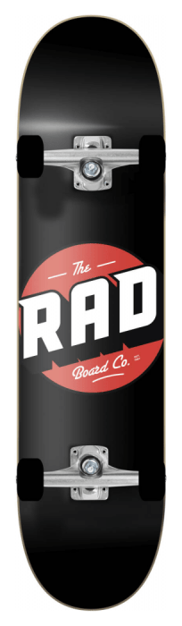 RAD Скейтборд Logo Progressive Complete Skateboard 8.125" - Black