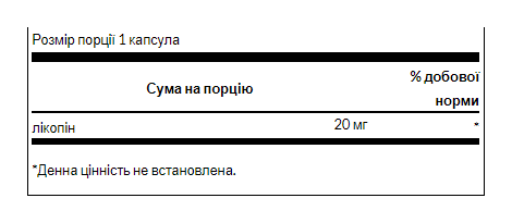 Lycopene 20 mg - 60softgel