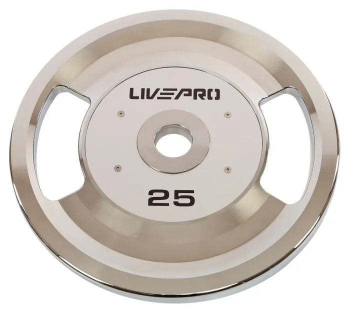 Блинчики диски стальные 2 Handle металлическая втулка LiveUp LP8338-25 ø51мм 25кг серый