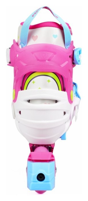 LED Детские раздвижные ролики Flying Eagle L6 Lumos розовые 38-42