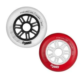 Колеса POWERSLIDE (890329) Колесо 1 шт 100mm Wheels with purple AluCore, Pcs.