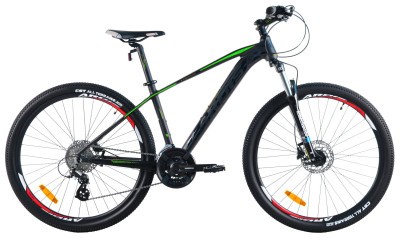 Велосипед Ardis 27,5 MTB AL "TUCAN" Гидравлика 24 шв., черно-зеленый