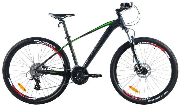 Велосипед Ardis 27,5 MTB AL "TUCAN" Гидравлика 24 шв., черно-зеленый