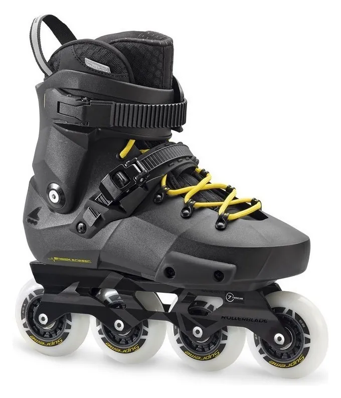 Роликові коньки для дорослих Rollerblade TWISTER EDGE W 38 (7US) 240мм Black/yellow (7847500800) (245мм)