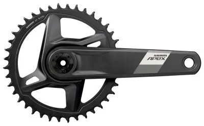Комплект шатунів Sram APEX 1 DUB WIDE, 175мм 40T, чорні (OEM)