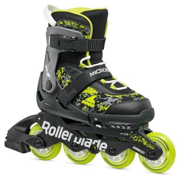 Ролики Rollerblade Microblade SL black-lime, укр