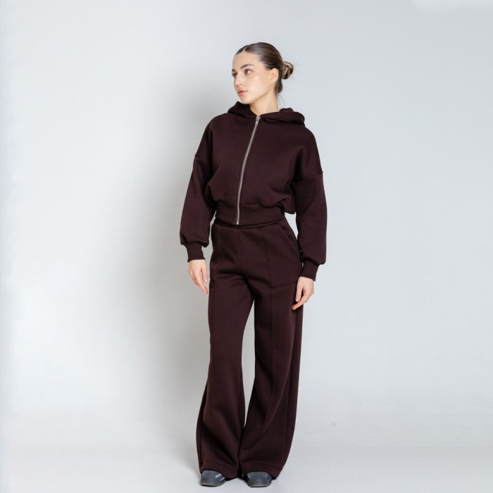 Костюм Pobedov повседневный женский шоколадный, Костюм Pobedov Elegant женский шоколадный