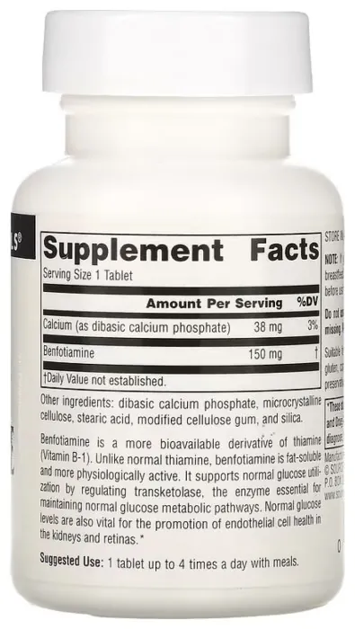 Benfotiamine 150mg - 60 tabs