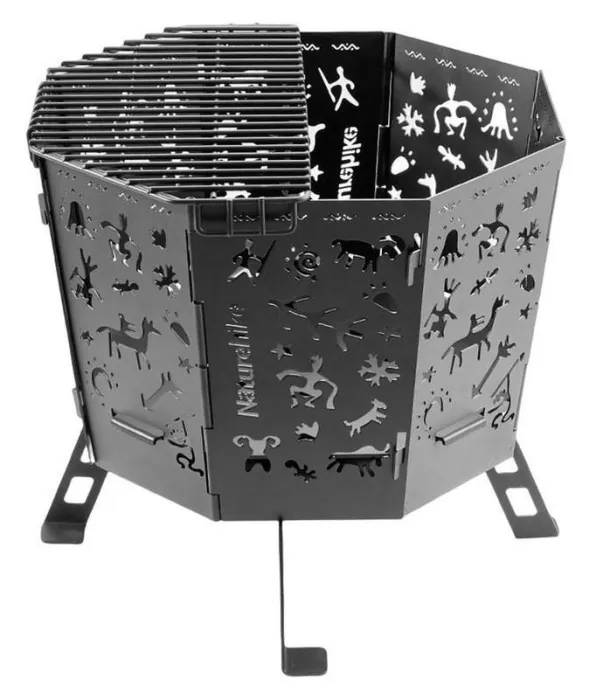 Гриль портативный раскладной Naturehike CNH22CJ036, сталь
