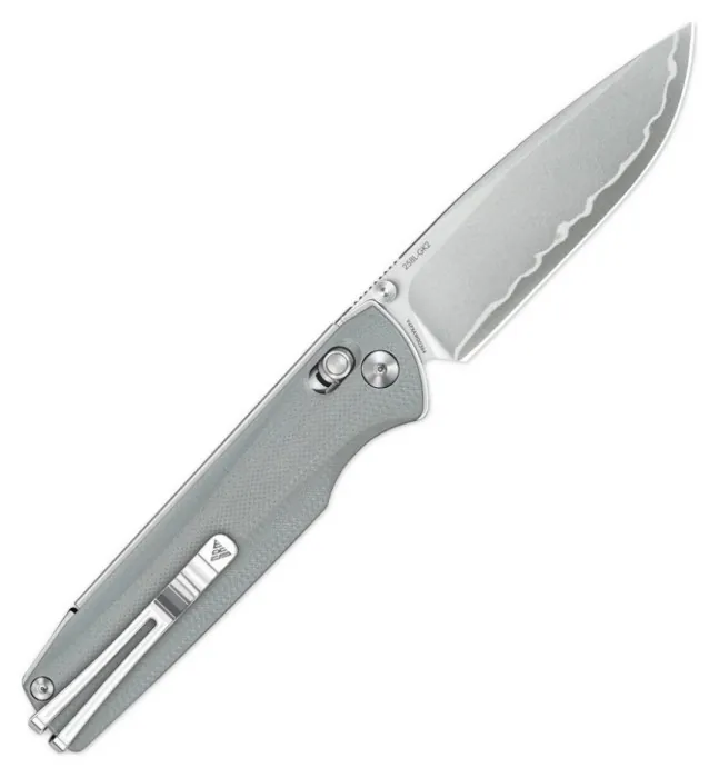 Нож складной туристический SRM Terrier 258L-GK2 (9.3 см) 140Cr, G10 серый