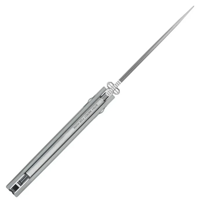 Нож складной туристический SRM Terrier 258L-GK2 (9.3 см) 140Cr, G10 серый