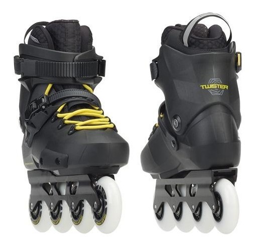 Роликовые коньки для взрослых Rollerblade TWISTER EDGE 38 (7US) 240мм Black/Yellow (07847500 800)
