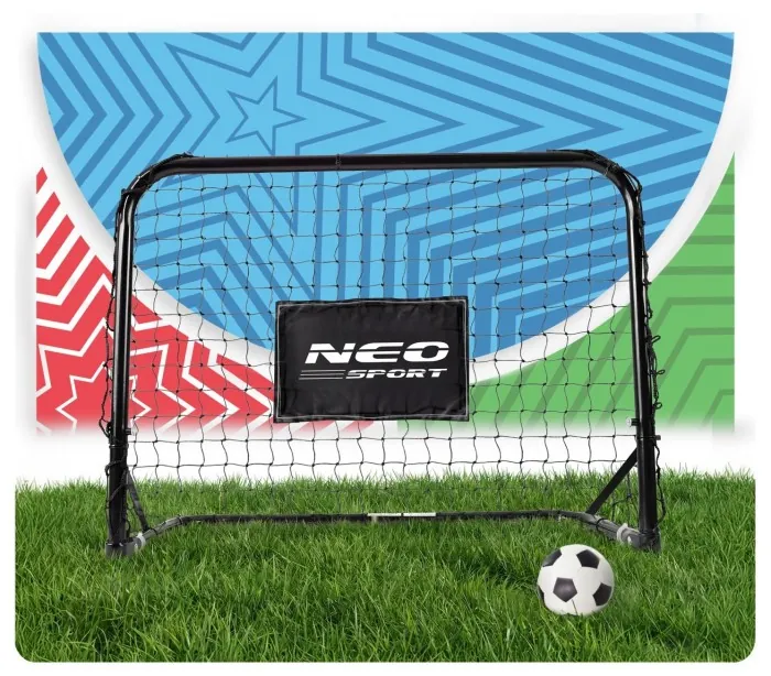 Ворота футбольні Neo‑Sport NS‑486 60 х 45 х 25 см, чорні