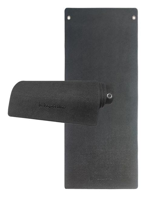 Фитнес коврик inSPORTline Aero Advance 180x60 см с отверстиями - черный